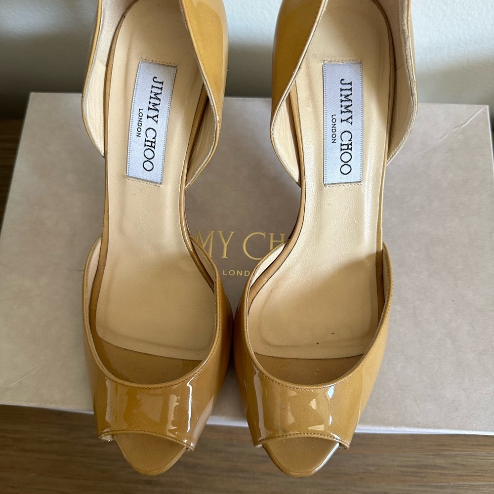 Jimmy Choo Peep Toe Heels
